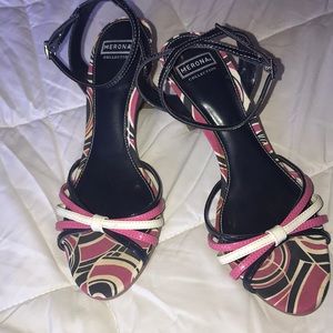 Short Multi Colored Heels